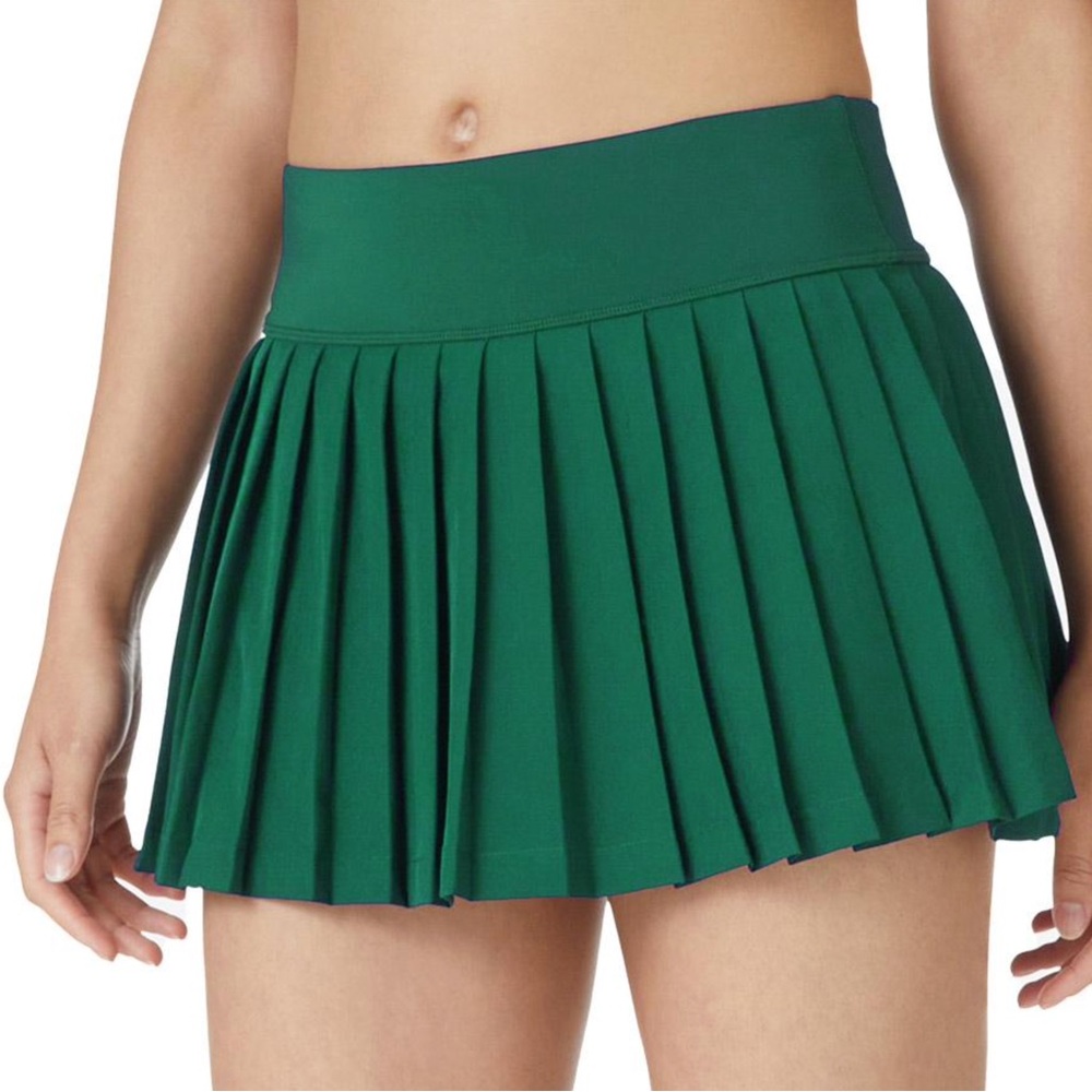 Fila Women’s Heritage Pleated Woven Tennis Skort-Sold Out-Green-Size M